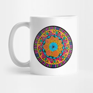 Handmade Colorful mandala drawing art Mug